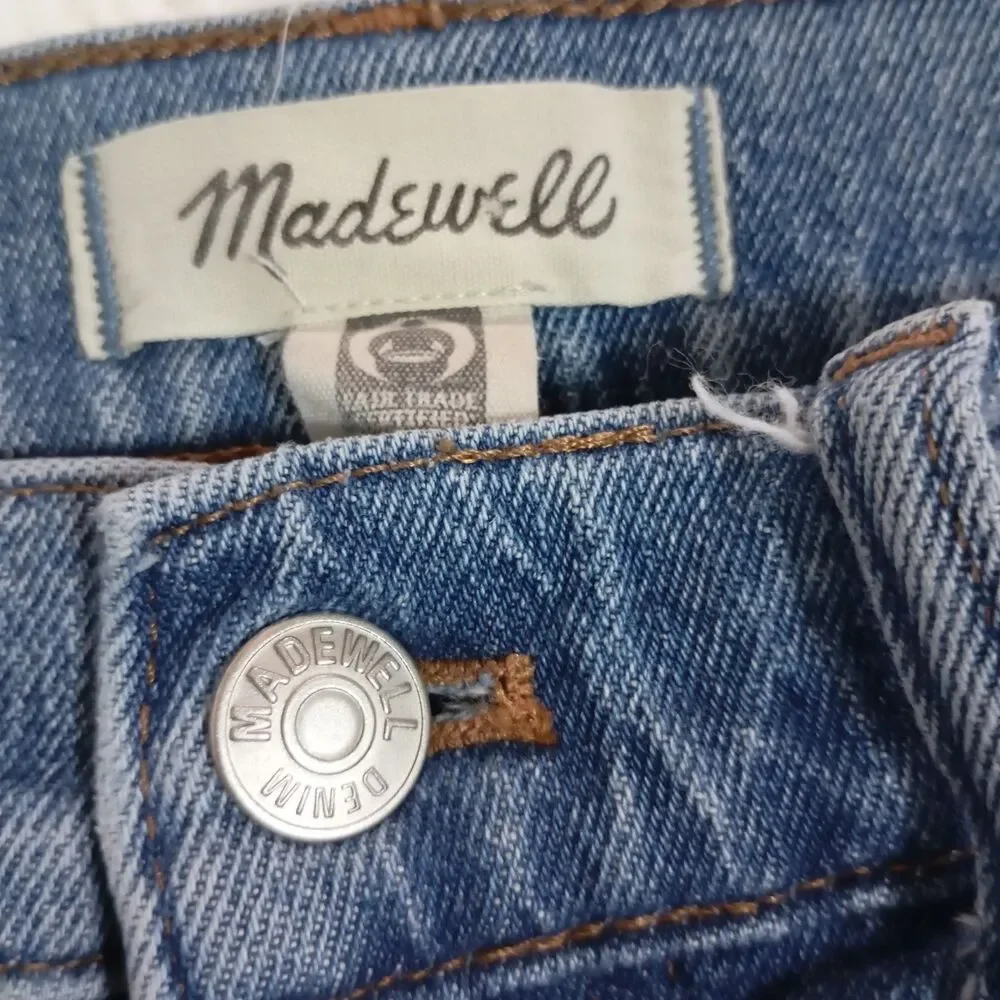 Madewell $128 The Tall '90s Straight Jean in Rondell Wash Size 27 Women's - Picture 5 of 14